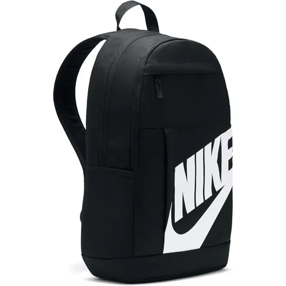Nike Elemental Air Rucksack Backpack Black/White One Sz 48cm H x 30cm W x 15cm D
